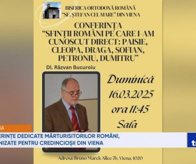 Conferințe dedicate mărturisitorilor români, organizate pentru credincioșii din Viena