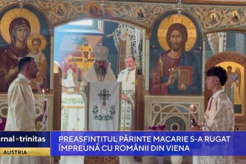 O zi lucrătoare devenită zi de sărbătoare: slujire arhierească în comunitatea românească din Viena Slavă lui Dumnezeu pentru toate!